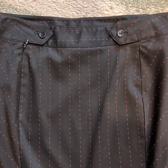 Pin Striped Pencil Skirt - Picture 5 of 8